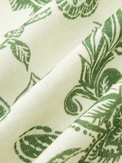 Paisley Desenli Önü Düğmeli Gömlek