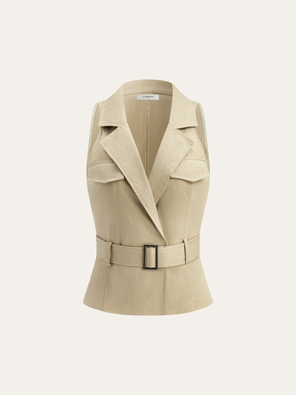 Kemerli Kolsuz Yelek