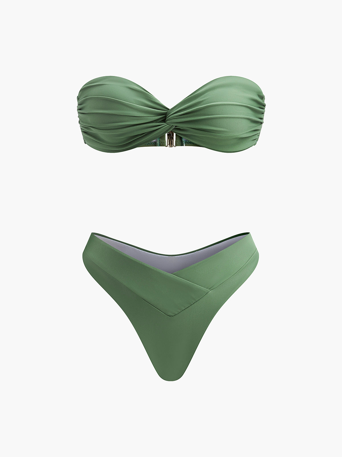 Twist Bandeau Bikini Takımı