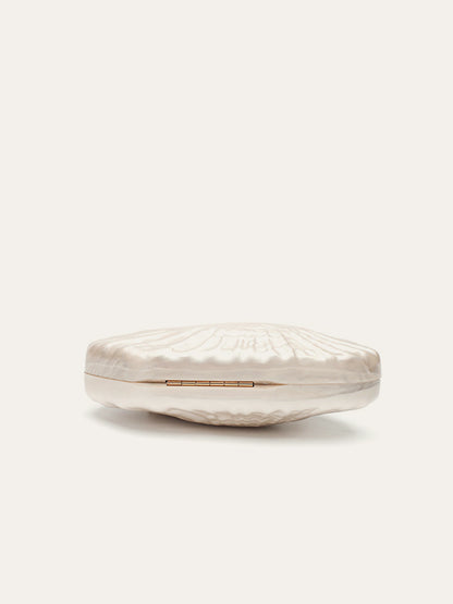 Altın Zincirli İnci Dokulu Çanta