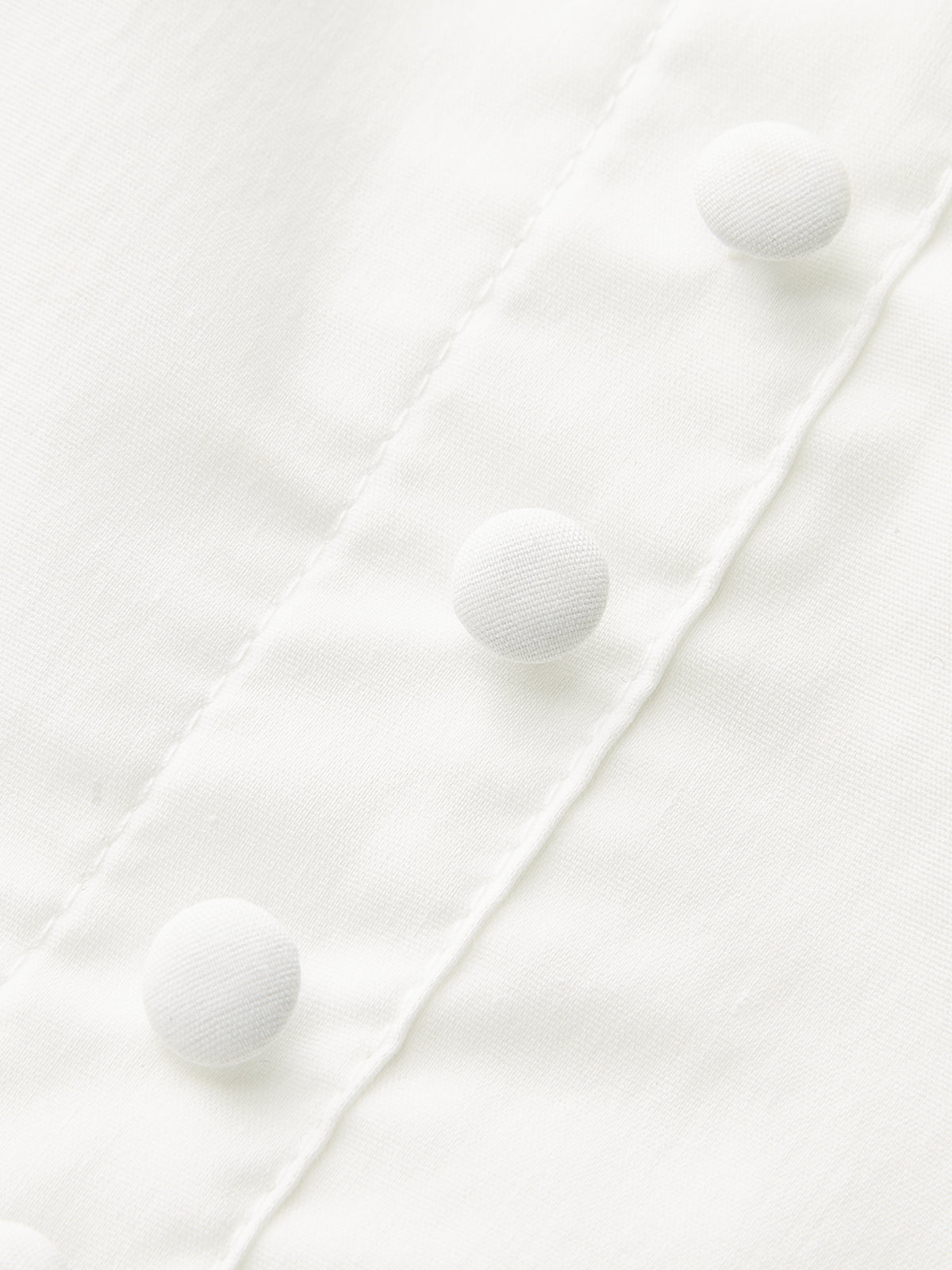 Ön Düğmeli İşlemeli Çiçekli Mini Elbise