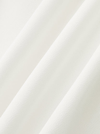 Yarı Şeffaf Halter Volanlı Sırtı Açık Uzun Elbise