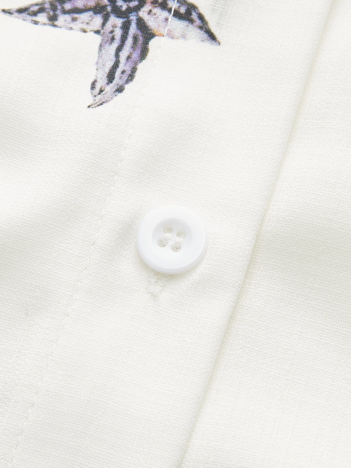 Kemerli Deniz Kabuğu Desenli Şort Takımı