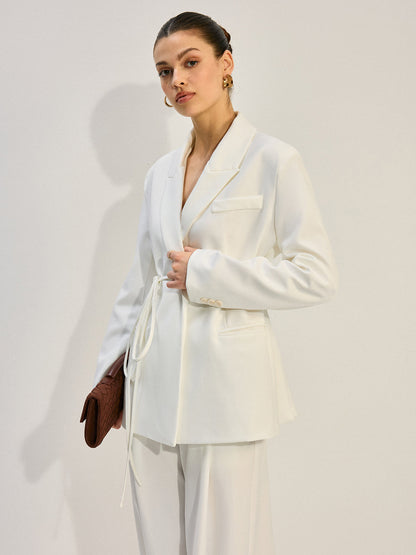 Büyük Boy Kemerli Blazer