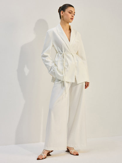 Büyük Boy Kemerli Blazer