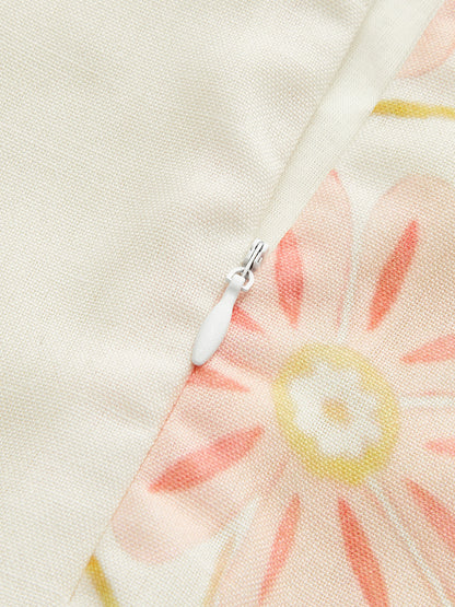 Çiçek Desenli Uzun Etek