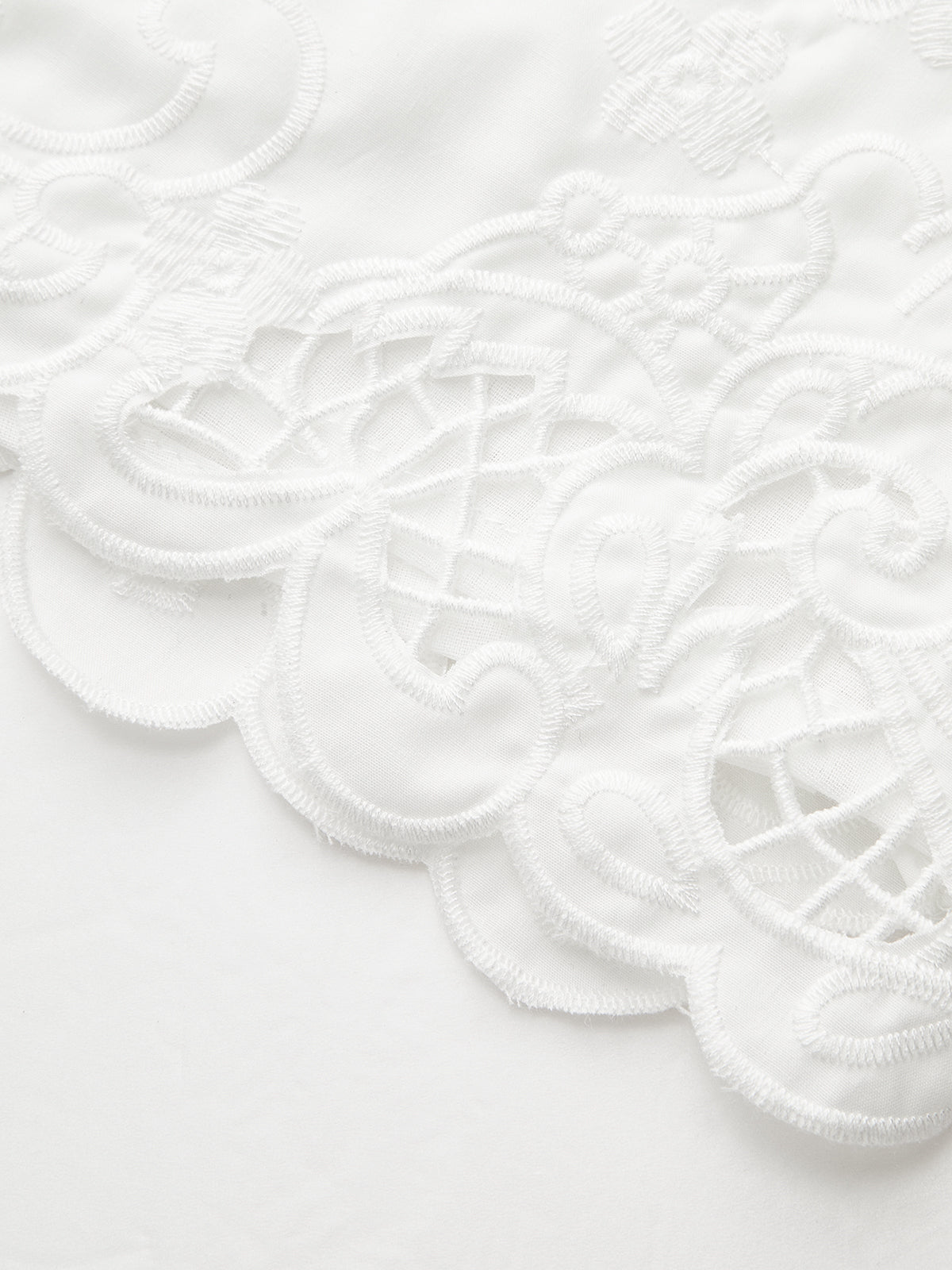 Dantel Kenarlı Orta Bel Şort