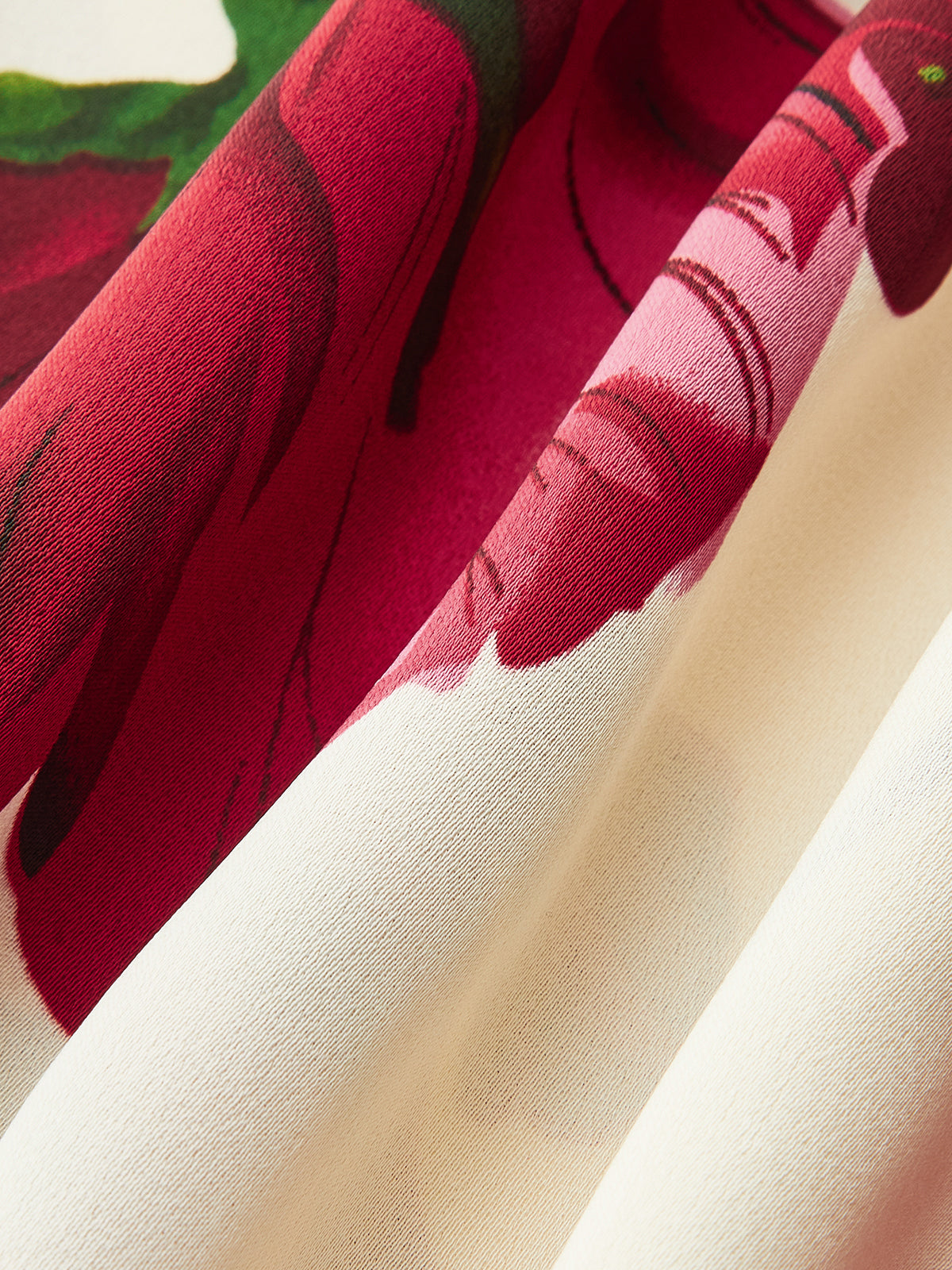 Sırtı Bağlamalı Çiçek Desenli Midi Elbise