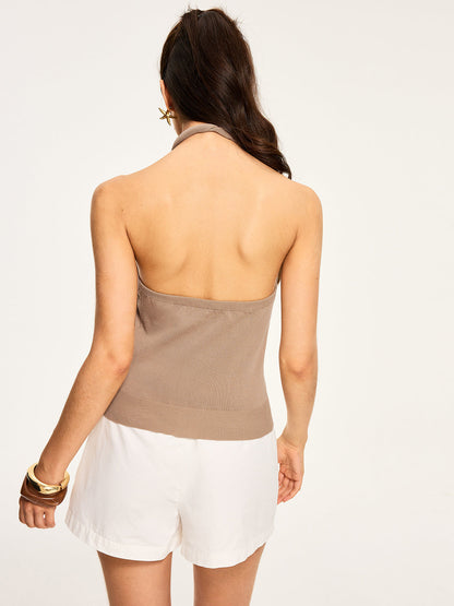 Metal Dekorlu Çapraz Askılı Askılı Üst