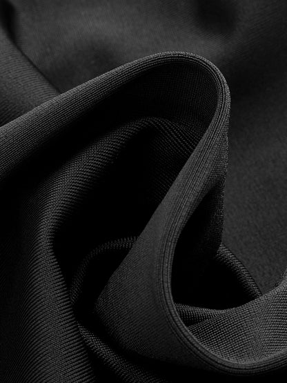 Derin V Yakalı Büzgülü Tek Parça Mayo