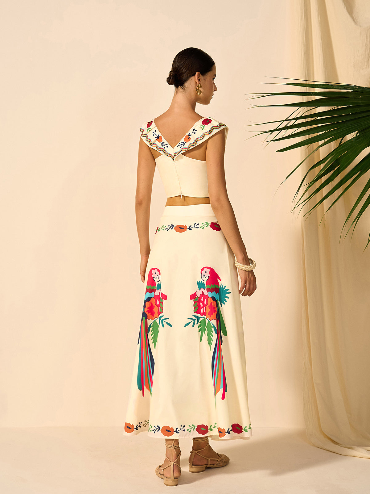 Boho Desenli Etek Takımı