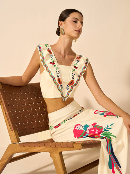 Boho Desenli Etek Takımı