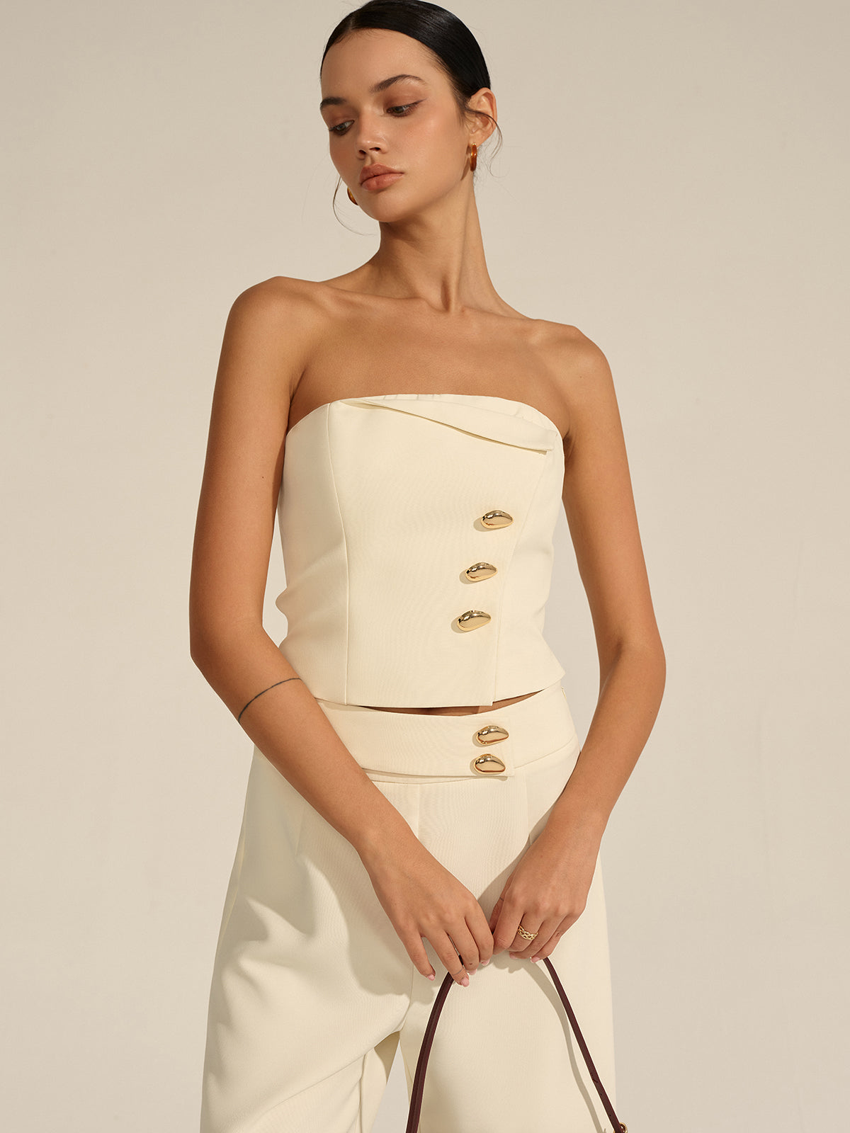 Metal Dekor Askısız Kırpılmış Üst