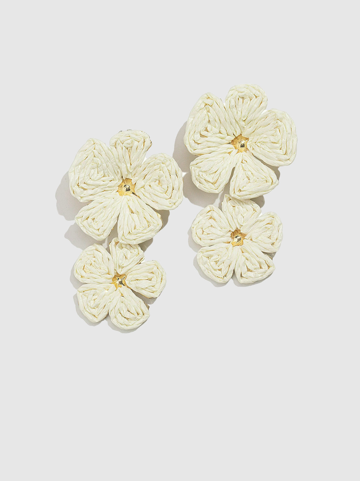 Yaldızlı Dantel Yaprak Küpeler