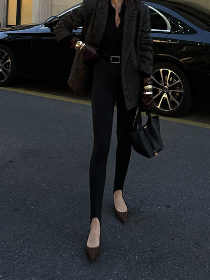 Leopar Yavru Kedi Slingback Ayakkabılar