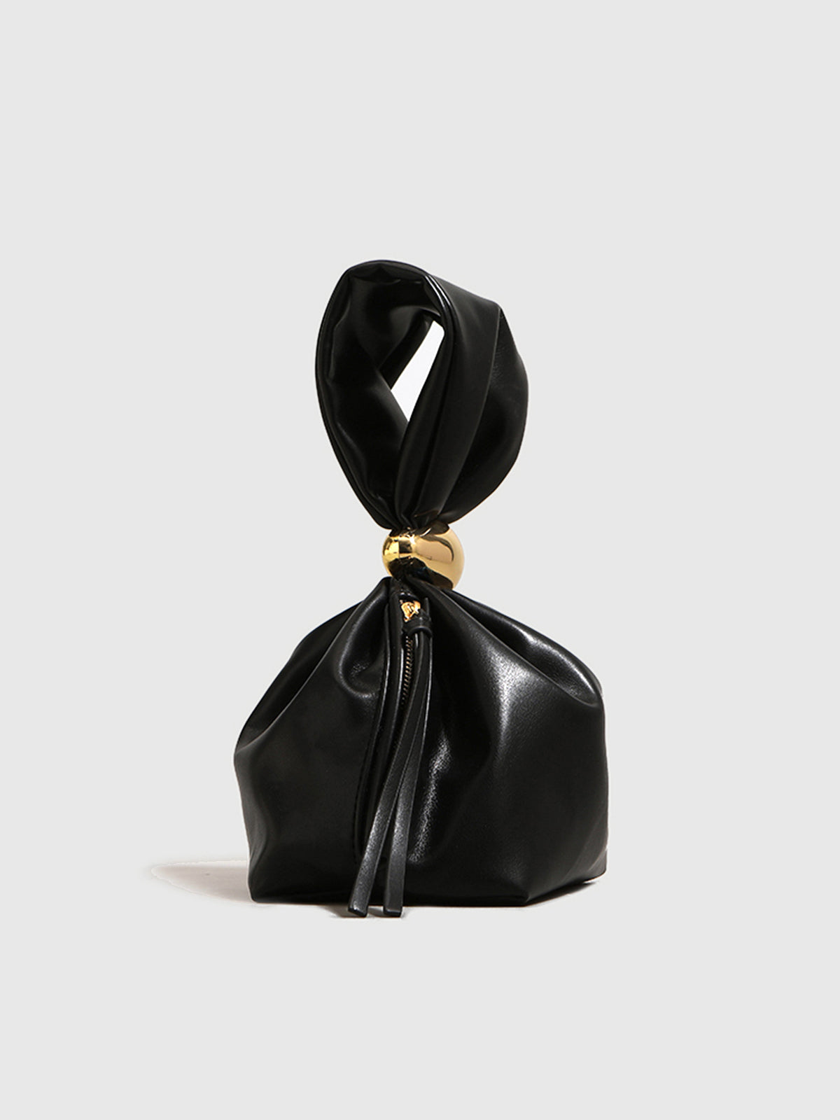 Basit Oval Halka Bağcıklı Kova Çanta