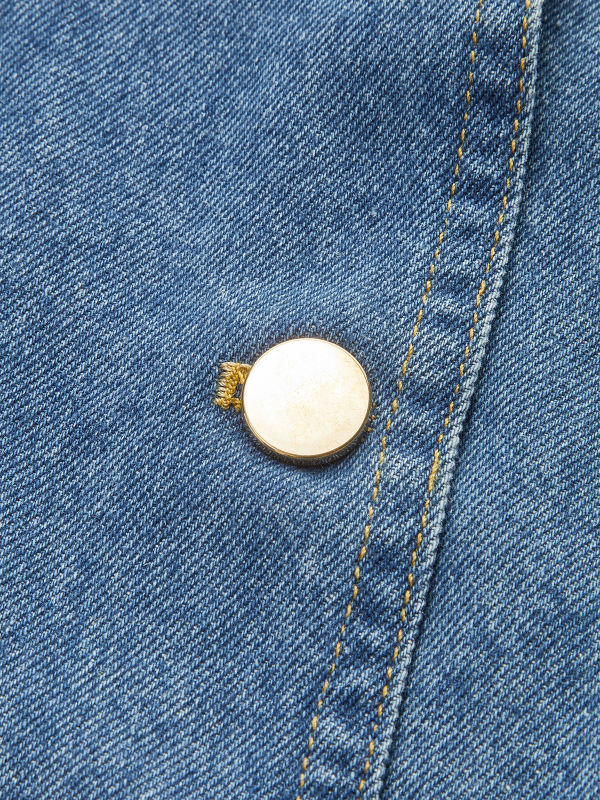 Önü Düğmeli Kot Yelek