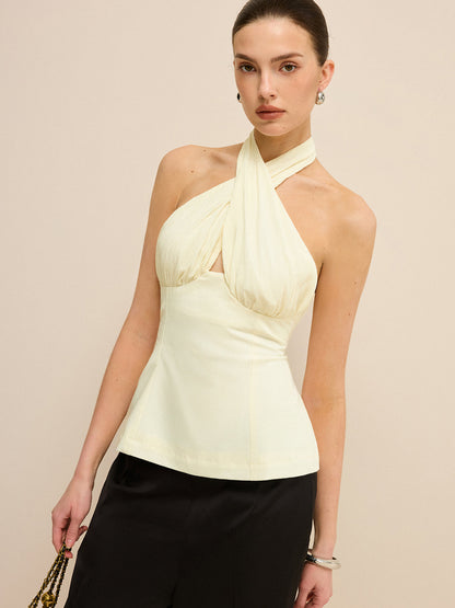 Çapraz Askılı Sırtı Açık Atlet