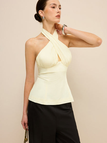 Çapraz Askılı Sırtı Açık Atlet