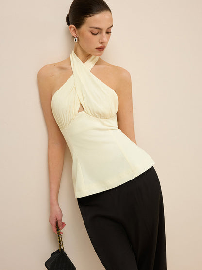 Çapraz Askılı Sırtı Açık Atlet