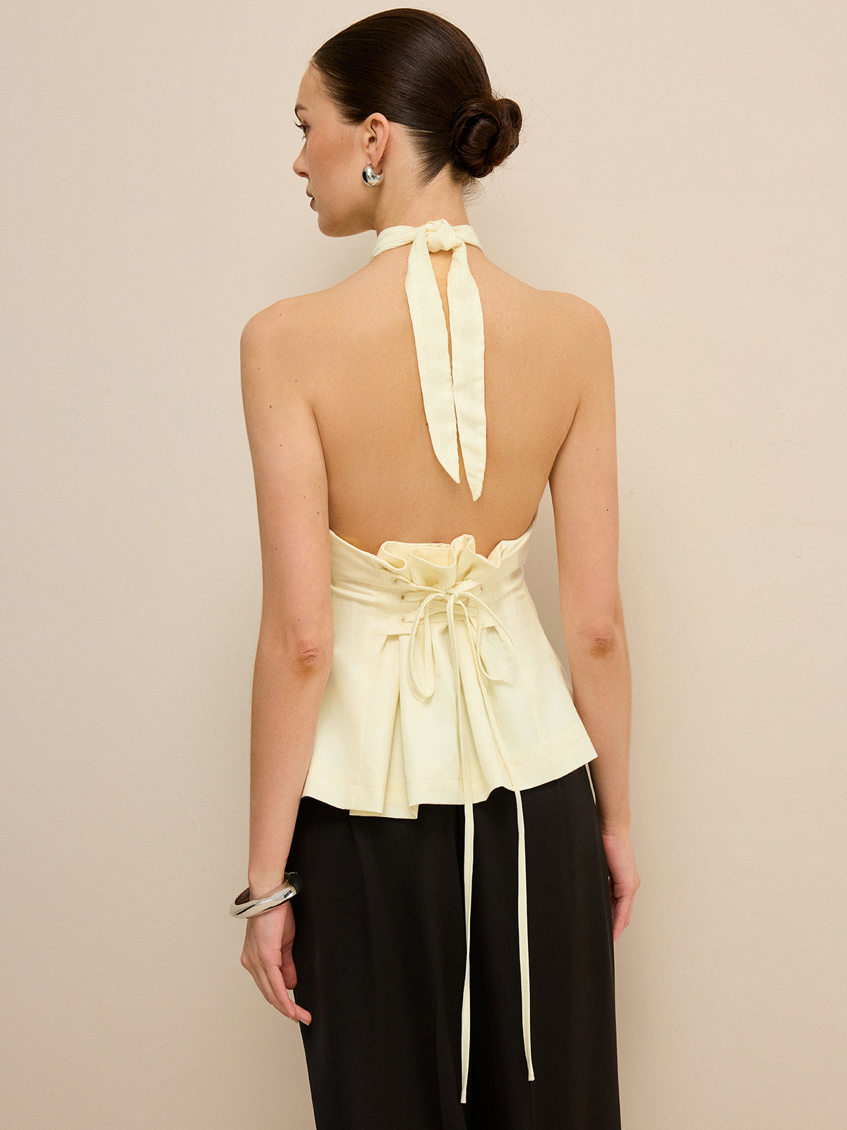 Çapraz Askılı Sırtı Açık Atlet