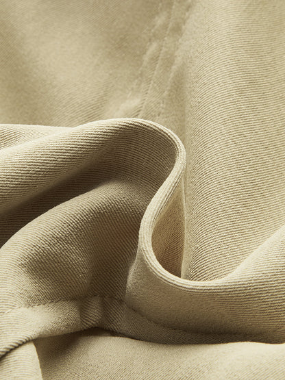 Kemerli Yaka Kolsuz Üst