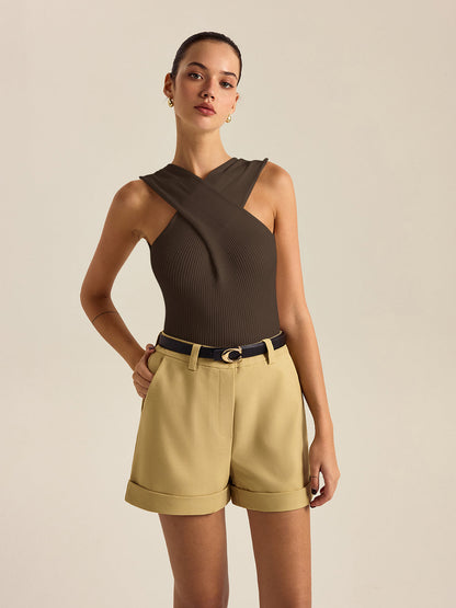 Kaburga Örgü Çapraz Atlet