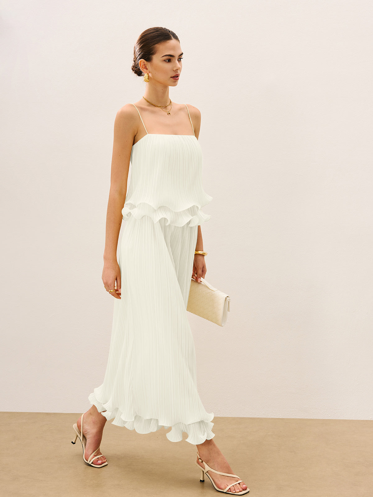 Kat Kat Volanlı Etek Takımı