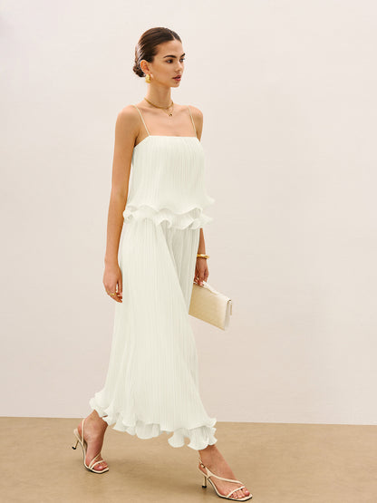 Kat Kat Volanlı Etek Takımı