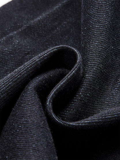 Kontrast Kesim Kot Şort