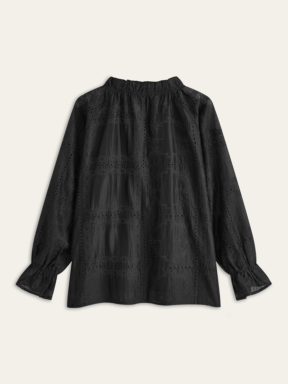 Nakış Detaylı Uzun Kollu Şort Takımı