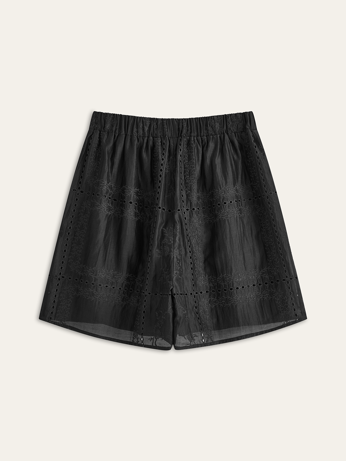 Nakış Detaylı Uzun Kollu Şort Takımı