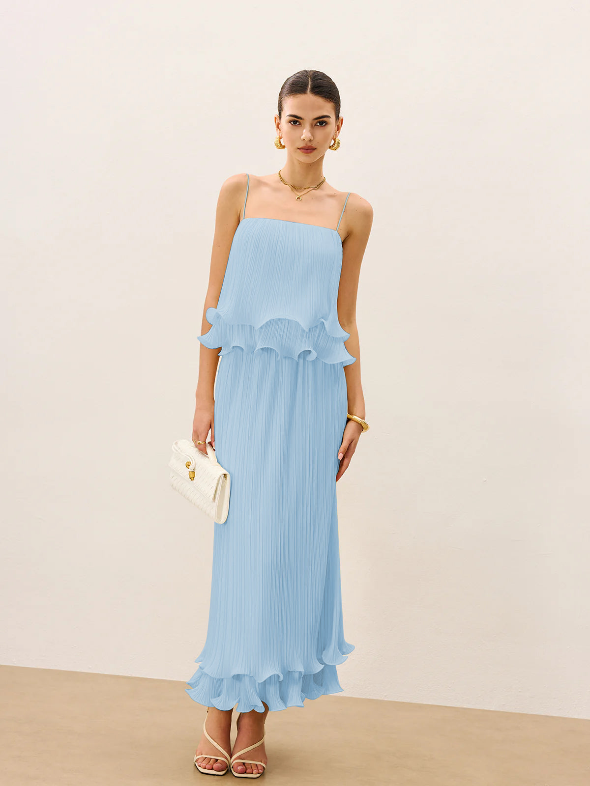 Kat Kat Volanlı Etek Takımı