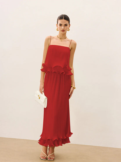 Kat Kat Volanlı Etek Takımı