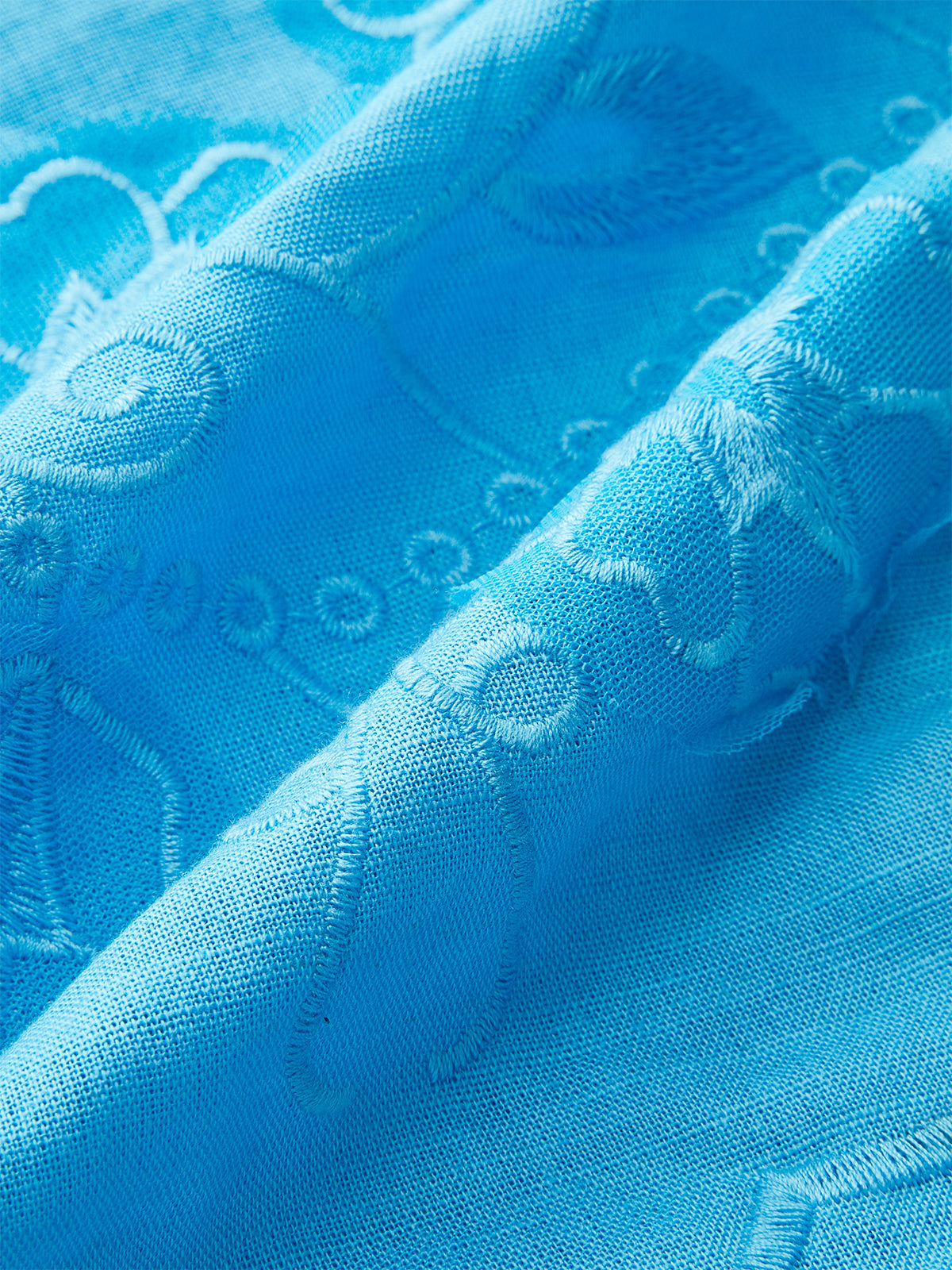 Bağcıklı Çiçek İşlemeli Üst