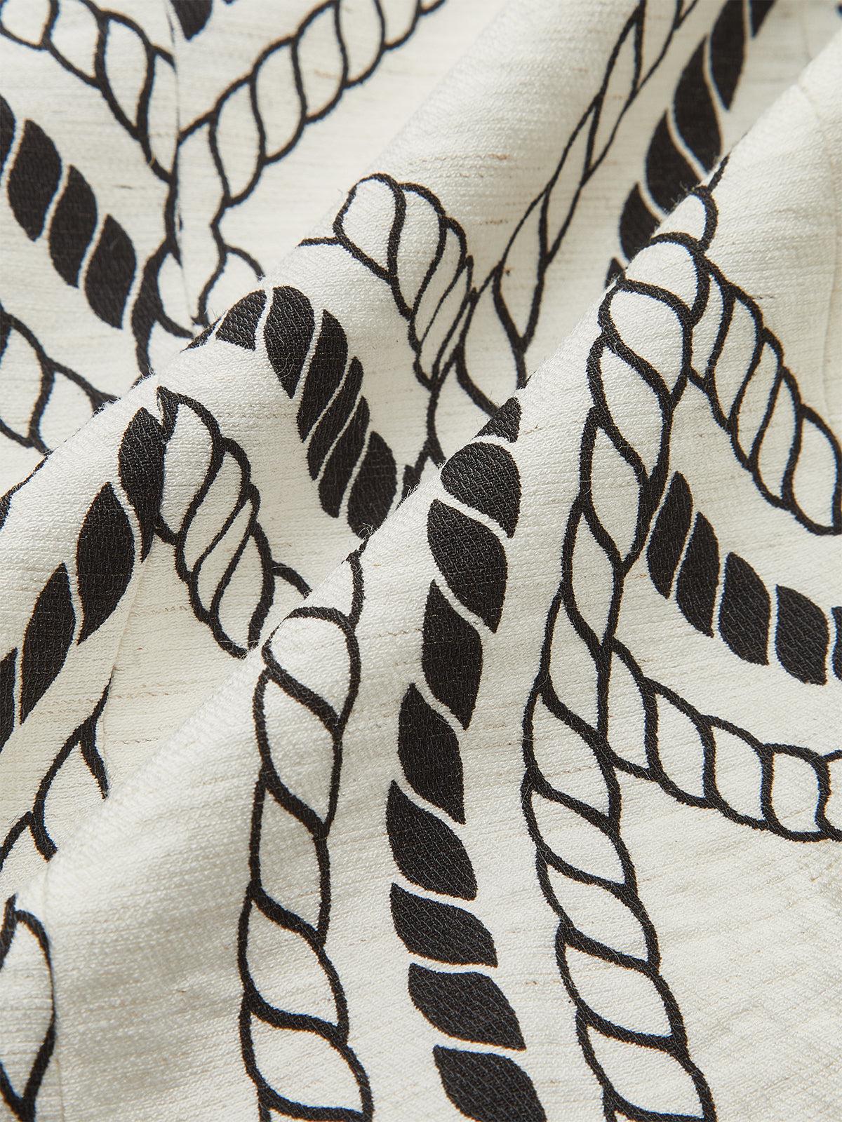 Halat Desenli Baskılı Yelek