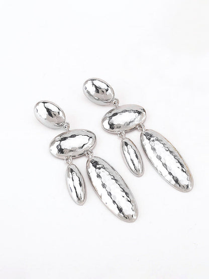 Uzun Alaşım Geometrik Damla Küpeler