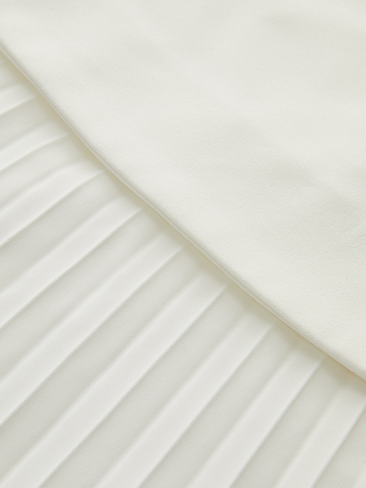 Halter Yaka Straplez Pileli Mini Elbise