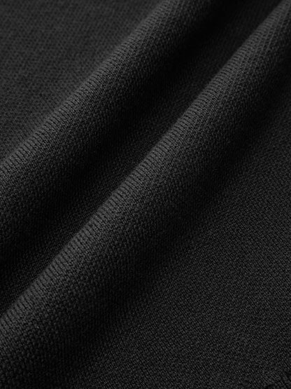 Metal Düğmeli V Yaka Örgü Yelek