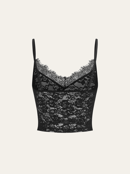 Dantelli Atletli Puantiyeli İki Parçalı Uzun Elbise