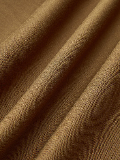 Kemerli Düğmeli Kolsuz Uzun Elbise