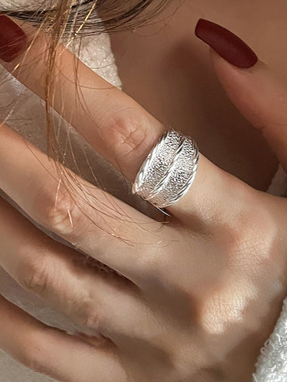 Dokulu Gümüş Yüzük