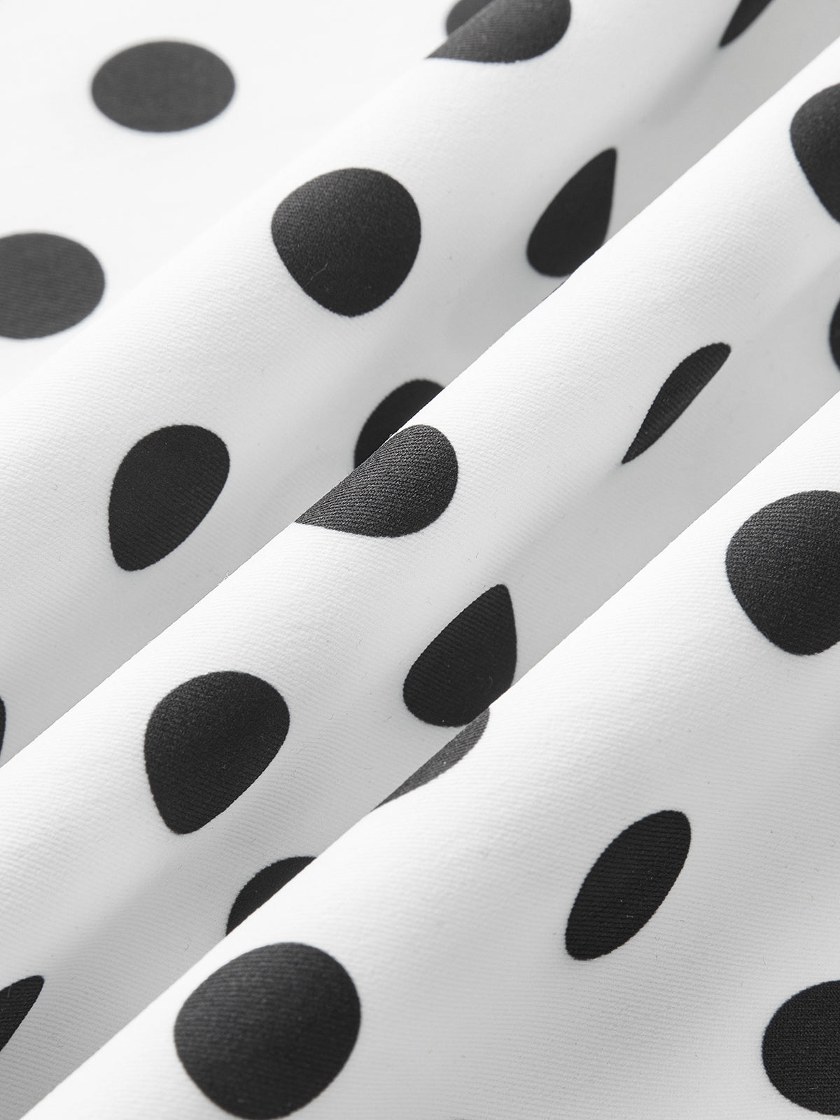 Polka Dot Kolsuz Midi Elbise