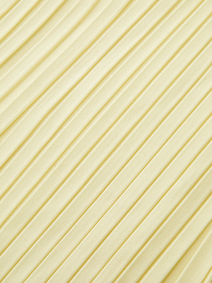 Çiçek Desenli Pileli Midi Etek