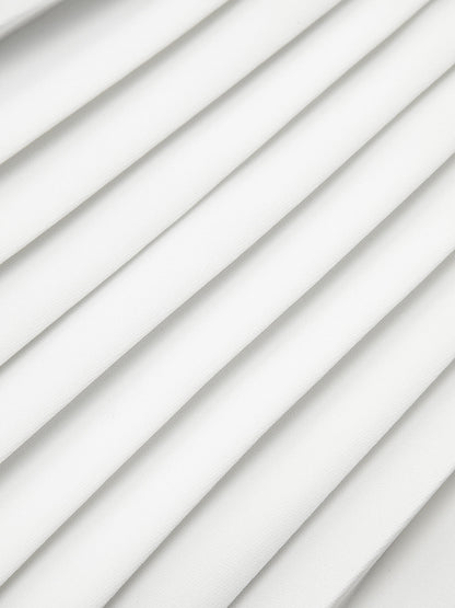 Kontrast Katlı Panel Mini Etek