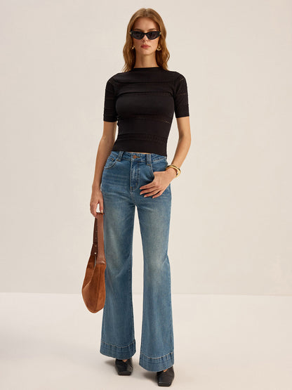 Tığ İşi Detaylı Örgü Üst