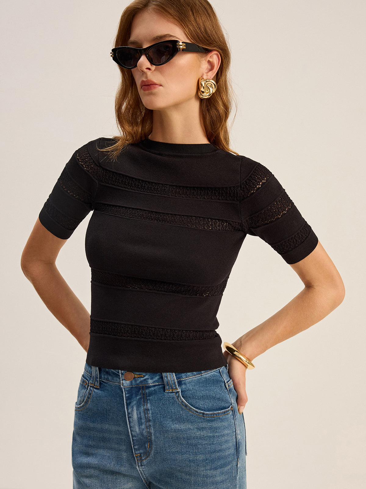 Tığ İşi Detaylı Örgü Üst