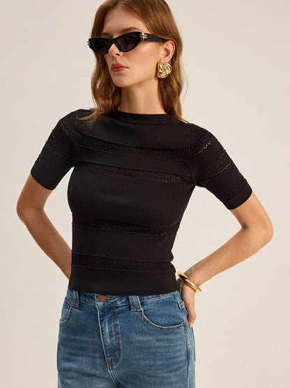 Tığ İşi Detaylı Örgü Üst
