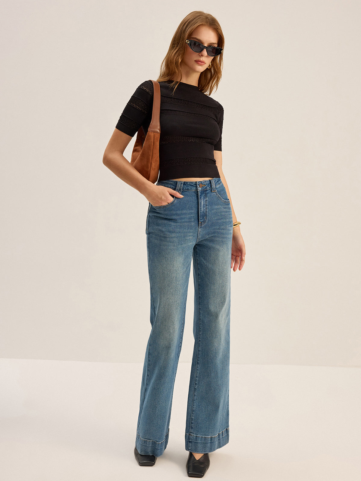 Tığ İşi Detaylı Örgü Üst