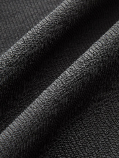 Pamuk Karışımlı Ribana Düğmeli Atlet